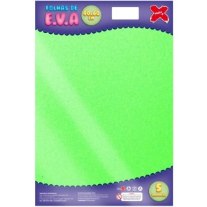 Placa Em Eva 60x40cm Neon Verde 1,6mm-025367-82423