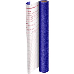 Plastico Adesivo 45cmx10m Gliter Azul Pp 0,10-085784-24482