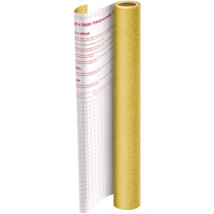 Plastico Adesivo 45cmx10m Gliter Dourado Pp 0,10-085783-26624