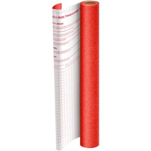 Plastico Adesivo 45cmx10m Gliter Vermelho Pp 0,10-085789-83788