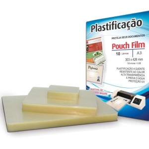 Plastico Para Plastificacao Pouch Film A3 303x426mm 0,05-020325-22284