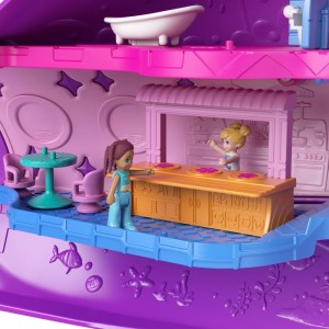 Polly Pocket Micro Barco Baleia Cintilante-103869-43972