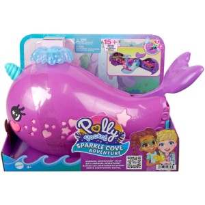 Polly Pocket Micro Barco Baleia Cintilante-103869-74387