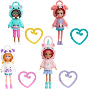 Polly Pocket Bonecas Amigas De Capuz (s)-103357-55528