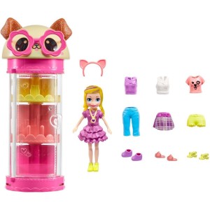 Polly Pocket Conjunto Closet Giratório (s)-103358-34993