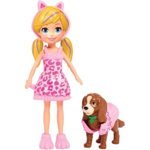 Polly Pocket Kit Polly + Pet Com Fantasias-076657-12014