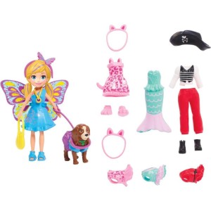 Polly Pocket Kit Polly + Pet Com Fantasias-076657-25253