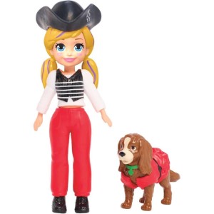 Polly Pocket Kit Polly + Pet Com Fantasias-076657-65030