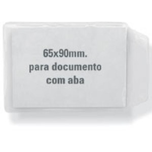 Porta Documento P/cnh C/aba Cristal 6,5x9cm.-021161-63790