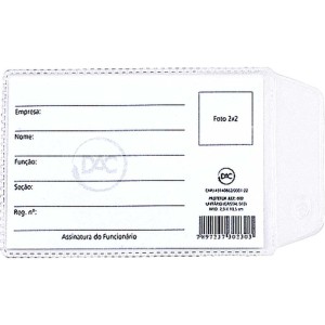 Porta Documento P/cnh Nova C/aba 6,5x9,5cm.-011726-21415