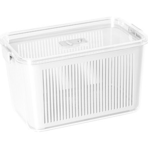 Pote Acrilico Hermetico Slim 4470ml Branco-101408-19201