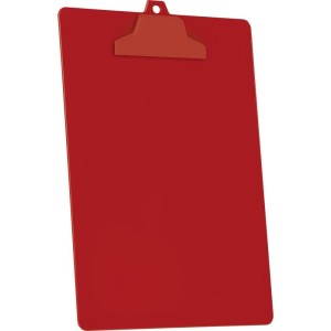 Prancheta Plastica Of/a4 C/prend. Plast. Vermelho-100754-25828