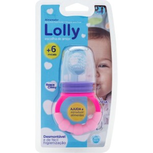 Produto Para Bebe Alimentador Silicone Rosa-077655-15820