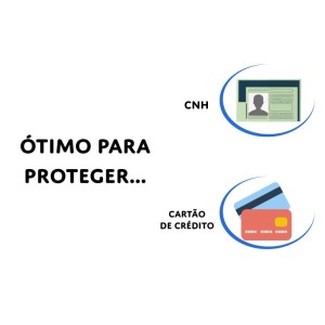 Protetor Para Documentos Cnh+cartao Acrilico Cristal-075782-59810