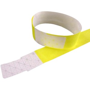 Pulseira Identificacao Amarela Fluor Tyvek-070794-38847