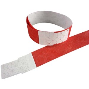 Pulseira Identificacao Vermelha Tyvek-071347-78776