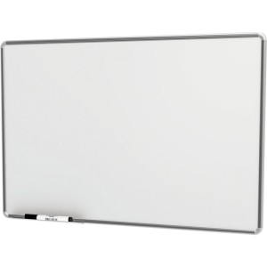 Quadro Branco Moldura Aluminio 70x50cm. Popular-084294-21958