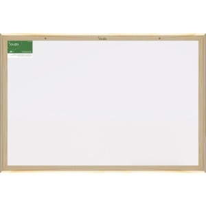 Quadro Branco Moldura Madeira 060x040cm Magitel-035297-63405