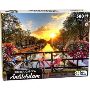 Quebra-cabeca Cartonado Amsterdam Premium 500pcs-083729-44513