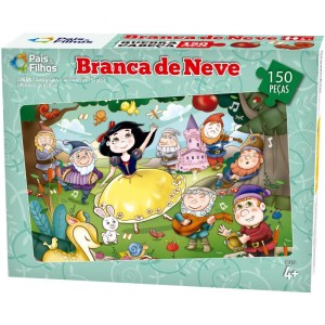 Quebra-cabeca Cartonado Branca De Neve 150 Pecas-031593-15154