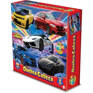 Quebra-cabeca Cartonado Carros De Corrida 150pcs-104725-69731