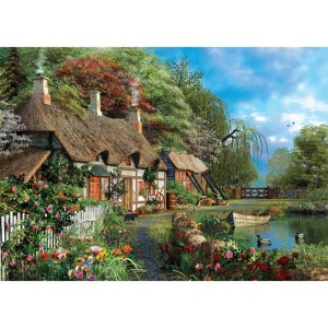 Quebra-cabeca Cartonado Casa No Lago 1000 Pcs-077788-15453