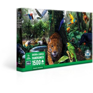 Quebra-cabeca Cartonado Floresta Amazonica 1500pcs-082618-72079