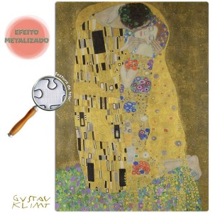 Quebra-cabeca Cartonado Gustav Klimt- O Beijo 1000pcs-106652-19996