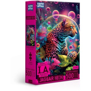 Quebra-cabeca Cartonado Ia Jaguar Neon 500pcs Nano-106642-43888