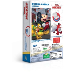 Quebra-cabeca Cartonado Mickey 60pcs-106656-82571