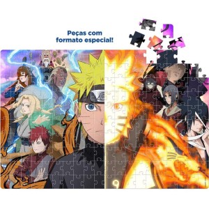 Quebra-cabeca Cartonado Naruto Puzzle Play 200 Pecas-092772-30213