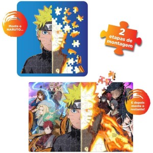 Quebra-cabeca Cartonado Naruto Puzzle Play 200 Pecas-092772-91309