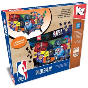 Quebra-cabeca Cartonado Nba Puzzle Play 500pcs-104347-31762