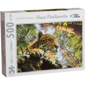 Quebra-cabeca Cartonado Onca Pantaneira 500pcs-107509-41510