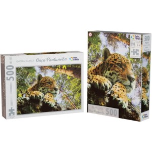 Quebra-cabeca Cartonado Onca Pantaneira 500pcs-107509-65795