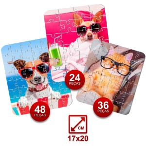 Quebra-cabeca Cartonado Pets Progressivo 24/36/48 Pcs-071781-88264