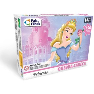 Quebra-cabeca Cartonado Princesas 150 Pecas-035943-33606