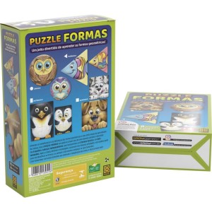 Quebra-cabeca Cartonado Puzzle Formas Basicas-034195-39909