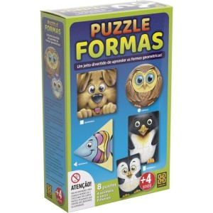 Quebra-cabeca Cartonado Puzzle Formas Basicas-034195-48145