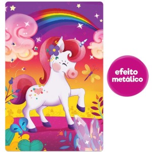 Quebra-cabeca Cartonado Reino Dos Unicornios 100pcs-079558-28008