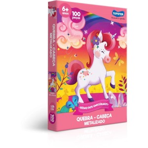 Quebra-cabeca Cartonado Reino Dos Unicornios 100pcs-079558-54492