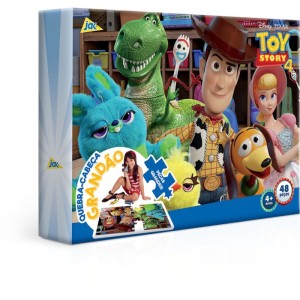 Quebra-cabeca Cartonado Toy Story 4 48 Pcs Grandao-091810-48734