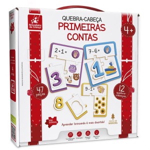 Quebra-cabeca Madeira Primeiras Contas 47pcs-107343-63875