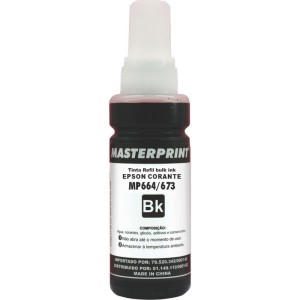 Refil De Tinta Epson Comp. 664 Preto 100ml.-081875-74807