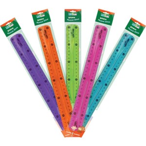Regua Mole 5cores Sortidas 30cm