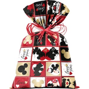 Saco Metalizado 25x37cm Mickey E Minnie Love You-101717-35975