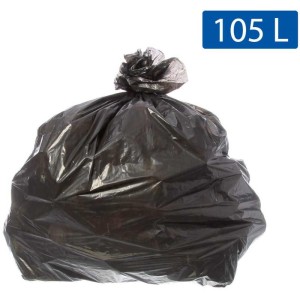 Saco Para Lixo 105l Preto 75x105cm 5 Micras-076359-88308