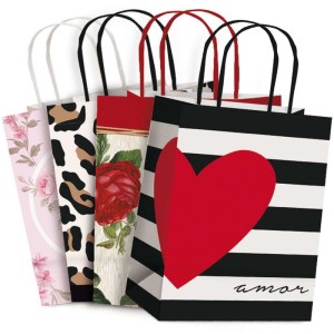 Sacola Para Presente Decorada Feminina 32x26,5x13cm Sortidas-076851-56345