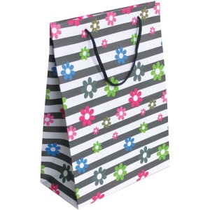 Sacola Para Presente Decorada Feminina/amor Md 27x21x10-085260-33877