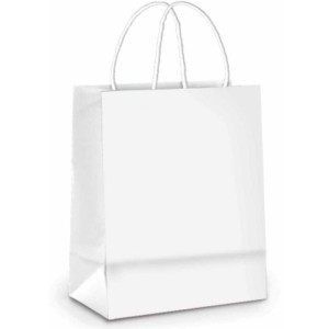 Sacola Para Presente Branco G 32x26,5x13cm.-106579-38793